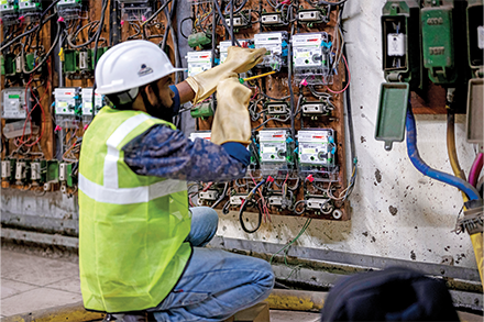 Smart meter installation
