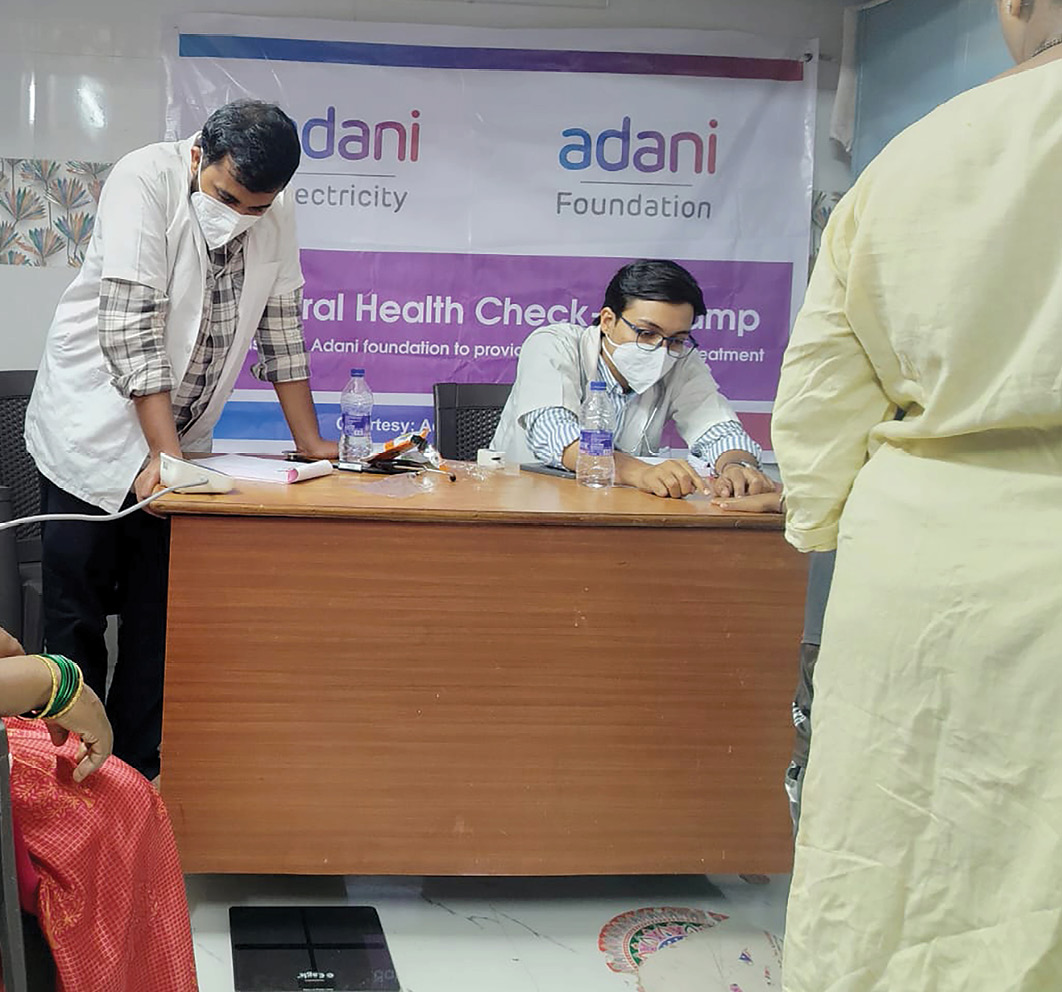 Adani Foundation health check-up camp