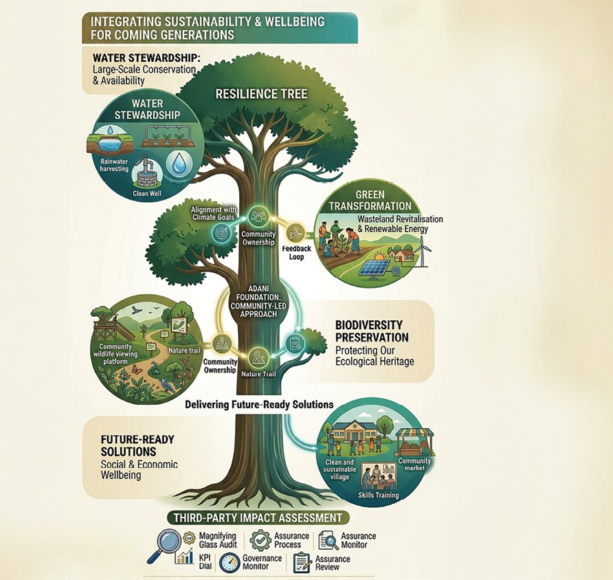 Resilience Tree: integrating sustainability and wellbeing for coming generations &ndash; Water Stewardship, Green Transformation, Biodiversity Preservation, and Future-Ready Solutions