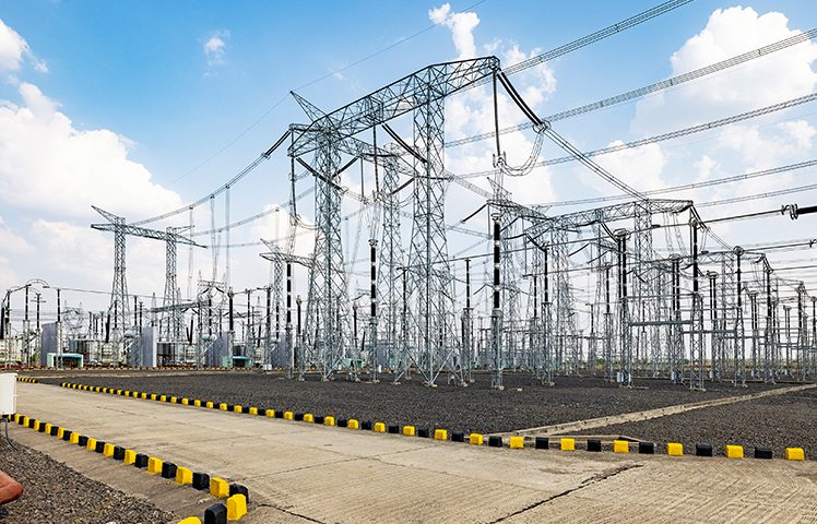 Transmission-tower panorama